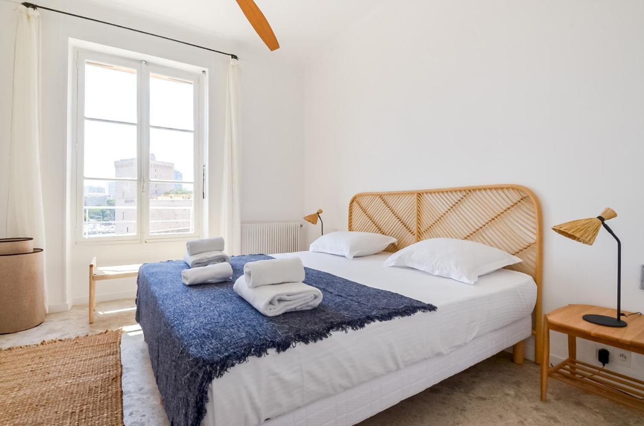 Massilia Blue - Grand Appartement Refait A Neuf Avec Vue Sur Le Vieux Port 马赛 外观 照片