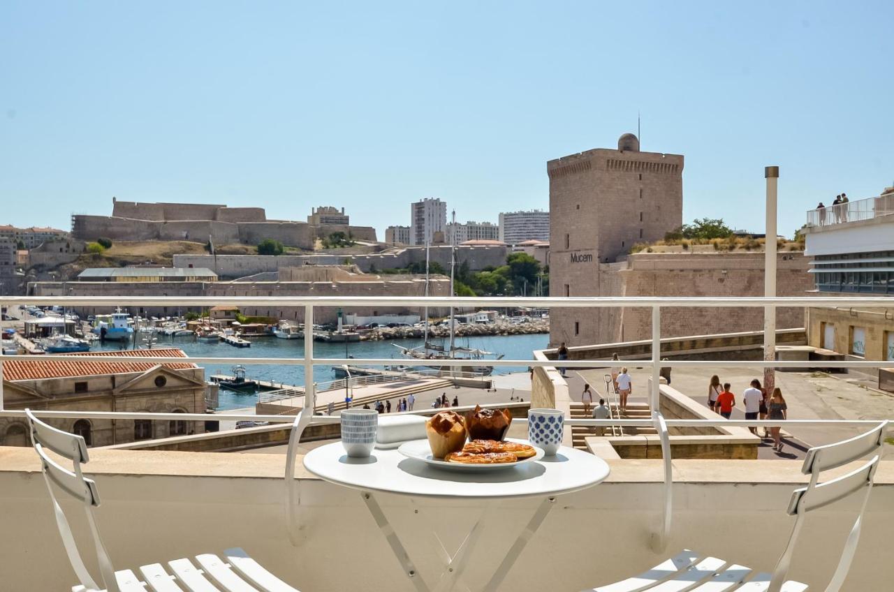 Massilia Blue - Grand Appartement Refait A Neuf Avec Vue Sur Le Vieux Port 马赛 外观 照片