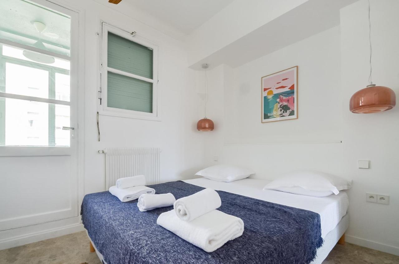 Massilia Blue - Grand Appartement Refait A Neuf Avec Vue Sur Le Vieux Port 马赛 外观 照片