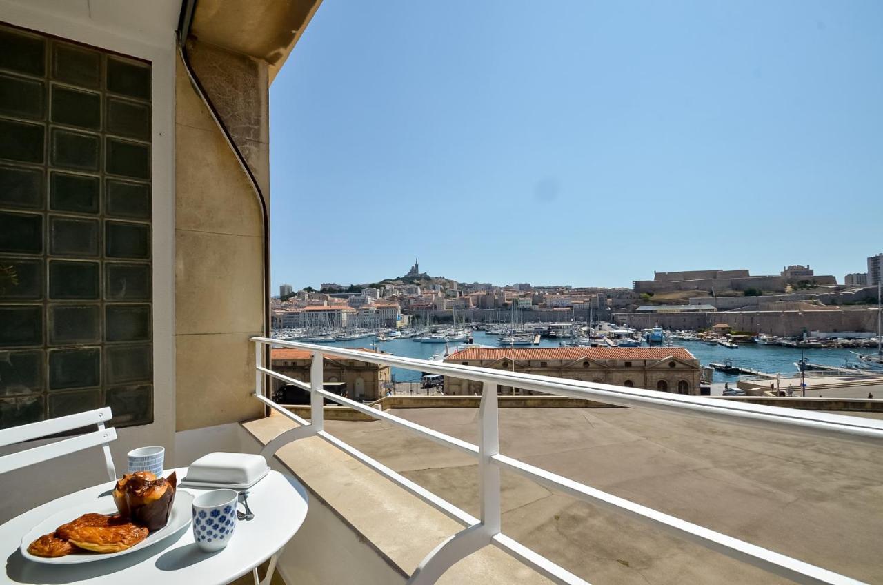 Massilia Blue - Grand Appartement Refait A Neuf Avec Vue Sur Le Vieux Port 马赛 外观 照片