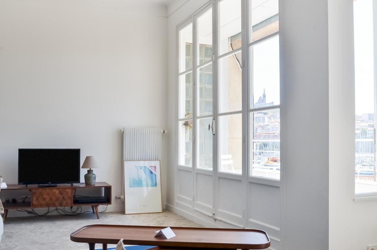 Massilia Blue - Grand Appartement Refait A Neuf Avec Vue Sur Le Vieux Port 马赛 外观 照片